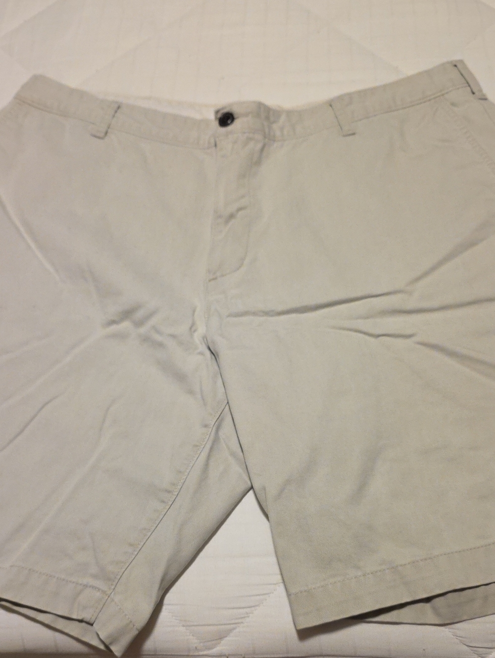Dockers Light Gray Flat Front Men's Shorts